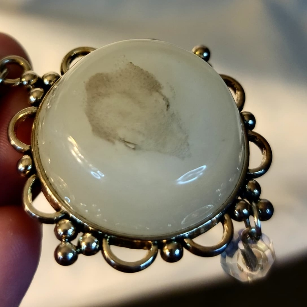 Leopard gecko shed necklace